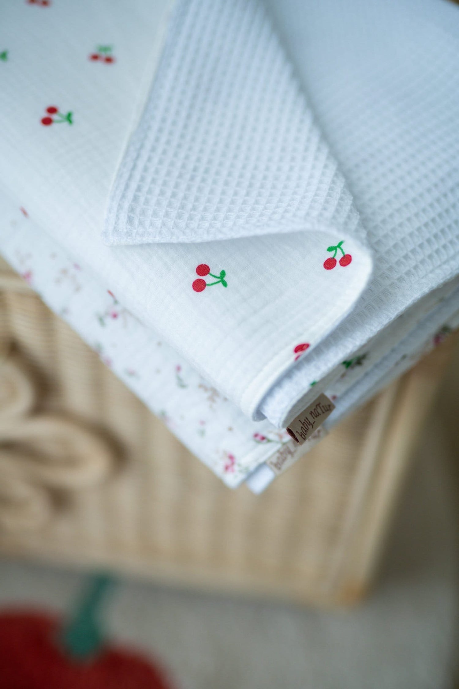 Waffle prekrivač 80x100 - Trešnjice